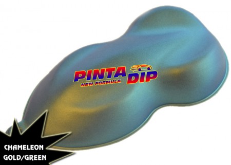 Spray Pinta Dip Dourado e Verde